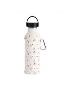 BOTELLA TÉRMICA 600 ML AURA BEIGE/FLORES RUNBÓTT