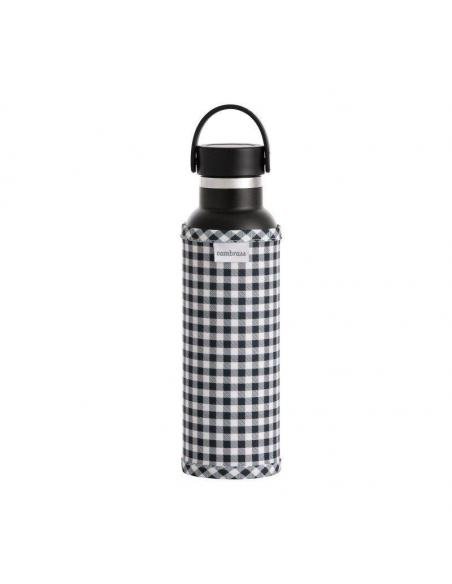 BOTELLA TÉRMICA 600 ML VICHY NEGRO RUNBÓTT