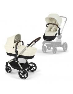 COCHECITO DOS PIEZAS EOS LUX SEASHELL BEIG CYBEX