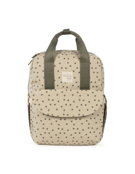 MOCHILA CORAZONES POPPY MUSGO WALKING MUM