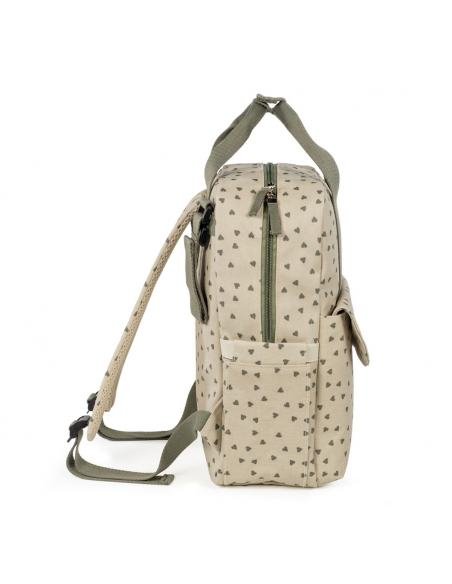 MOCHILA CORAZONES POPPY MUSGO WALKING MUM