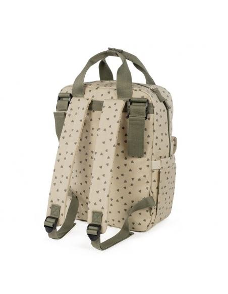 MOCHILA CORAZONES POPPY MUSGO WALKING MUM
