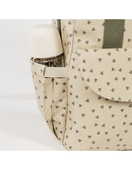 MOCHILA CORAZONES POPPY MUSGO WALKING MUM