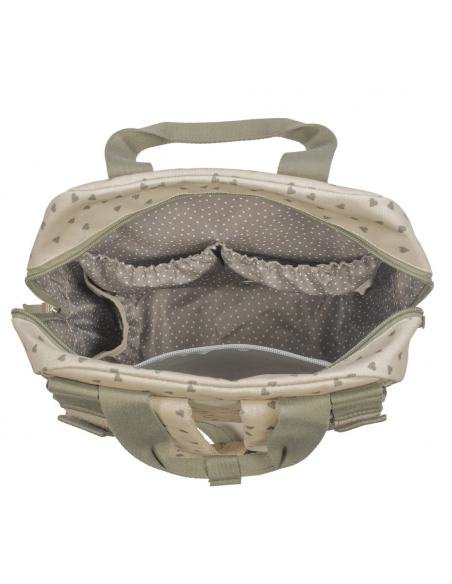 MOCHILA CORAZONES POPPY MUSGO WALKING MUM