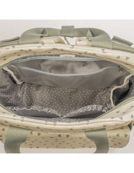 MOCHILA CORAZONES POPPY MUSGO WALKING MUM