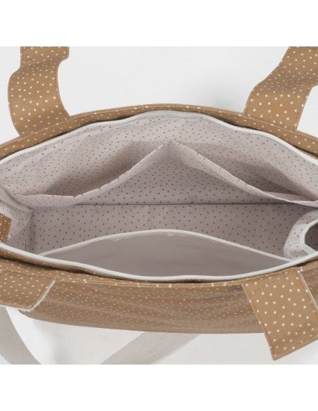 BOLSA CANASTILLA TOPITO POPPY CANELA WALKING MUM
