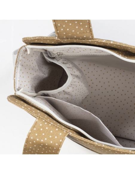 BOLSA CANASTILLA TOPITO POPPY CANELA WALKING MUM