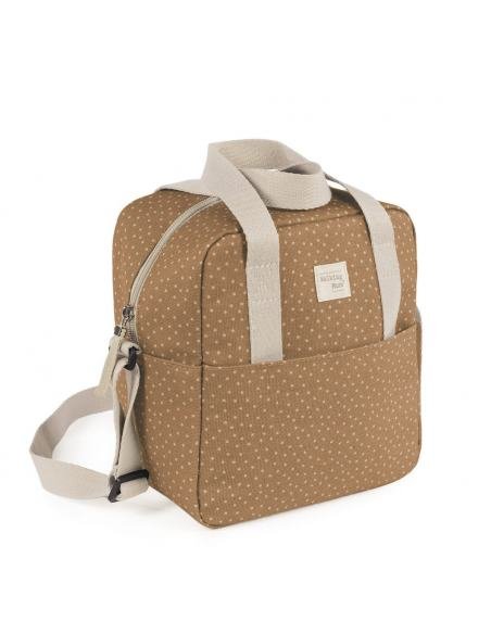 BOLSA TÉRMICA BIBERONES BEBÉS TOPITO POPPY CANELA WALKING MUM
