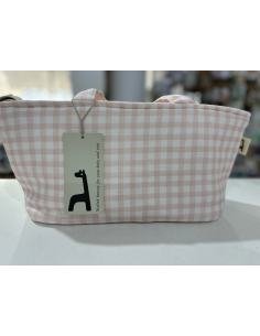 BOLSA MINIBAG IT VICHY ROSA LA GIRAFFA BIANCA & BLUE