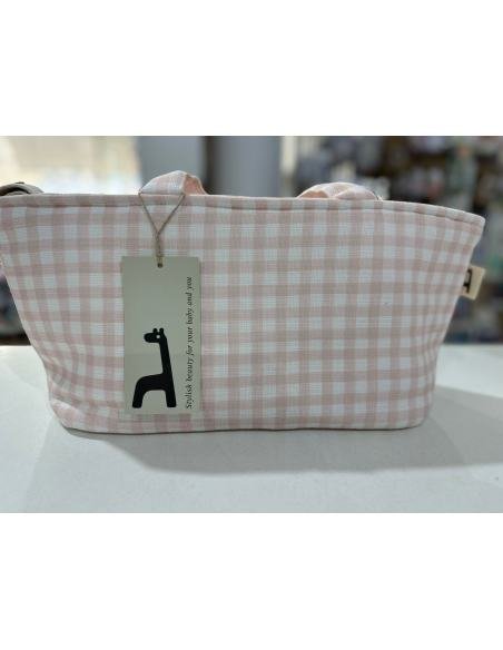 BOLSA MINIBAG IT VICHY ROSA LA GIRAFFA BIANCA & BLUE