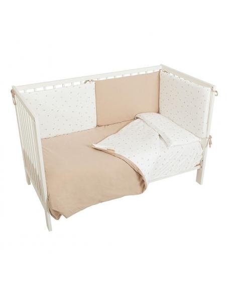 FUNDA NORDICA CUNA+ RELLENO+PROTECTOR+FUNDA ALMOHADA CIEL BIMBIDREAMS