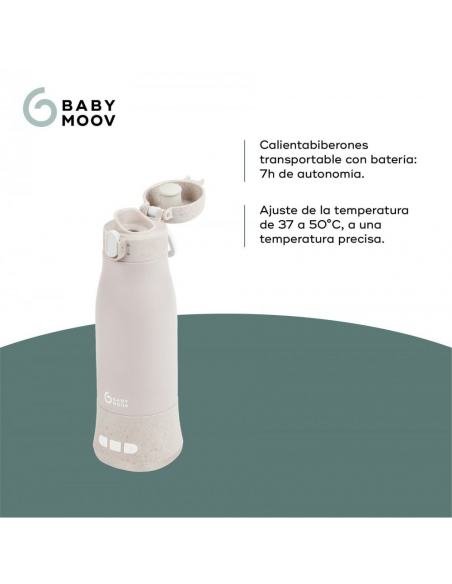 CALIENTABIBERON TRANSPORTABLE CON BATERIA SAGE GREEN BABYMOOV