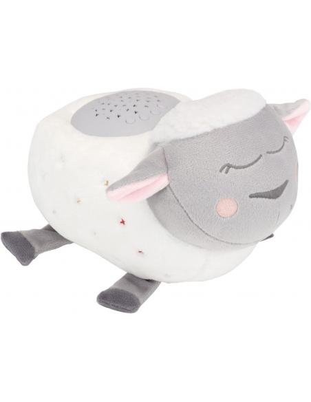 LÁMPARA DE NOCHE PELUCHE MUSICAL OVEJA BADABULLE