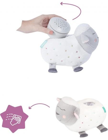 LÁMPARA DE NOCHE PELUCHE MUSICAL OVEJA BADABULLE