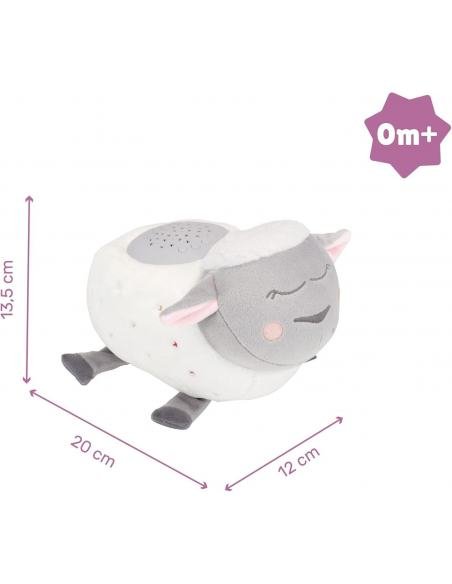LÁMPARA DE NOCHE PELUCHE MUSICAL OVEJA BADABULLE