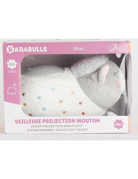 LÁMPARA DE NOCHE PELUCHE MUSICAL OVEJA BADABULLE