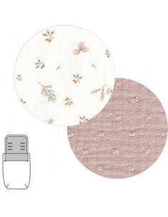 SACO CAPAZO Y COLCHONETA PLUM STREET ROSA CAMBRASS 2