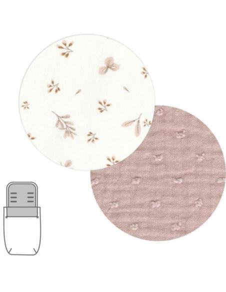 SACO CAPAZO Y COLCHONETA PLUM STREET ROSA CAMBRASS