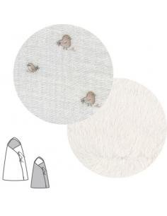 SACO CAPAZO CRUZADO REVERS. TWIN BEIGE 40X80X5 CM CAMBRASS 2