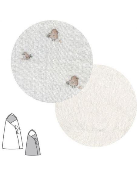 SACO CAPAZO CRUZADO REVERS. TWIN BEIGE 40X80X5 CM CAMBRASS