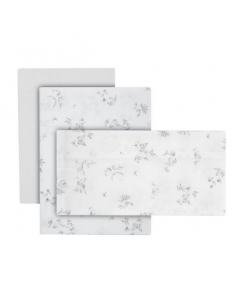 SABANA CUNA 3 PCS (CUNA 60) MERLO CRUDO CAMBRASS