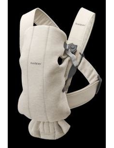 MOCHILA PORTA BEBÉ MINI BEIGE CLARO BABYBJÖRN