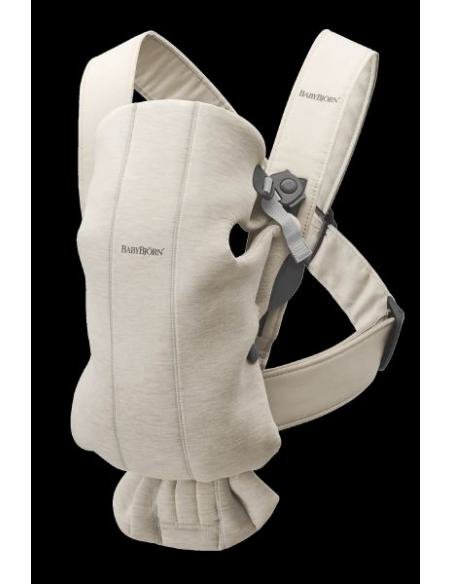 MOCHILA PORTA BEBÉ MINI BEIGE CLARO BABYBJÖRN