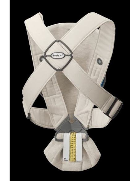 MOCHILA PORTA BEBÉ MINI BEIGE CLARO BABYBJÖRN
