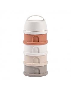 CAJA DOSIFICADORA  4 COMPARTIMENTOS COTTON /TERRACOTA BÉABA