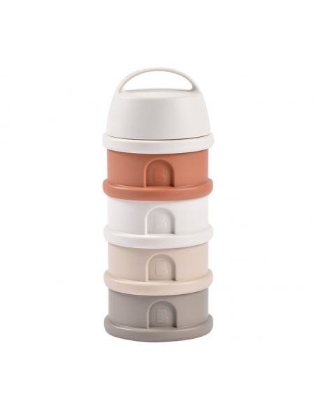 CAJA DOSIFICADORA  4 COMPARTIMENTOS COTTON /TERRACOTA BÉABA