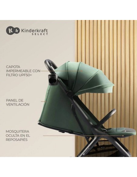 SILLA PASEO NUBI2 MYSTIC GREEN KINDERKRAFT
