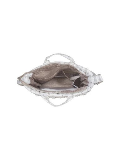 BOLSA CANASTILLA BOTTON FLORES WALKING MUM