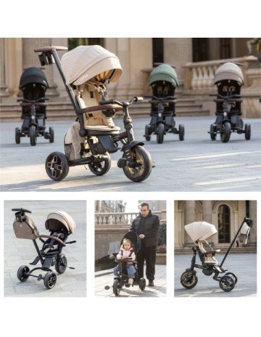 TRICICLO EVOLUTIV 8 EN 1 COMFO MAX BLAC QPLAY