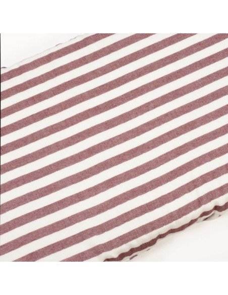 SET/2 SÁBANAS BAJERAS CUCO CHERRY RAYAS PASITO A PASITO