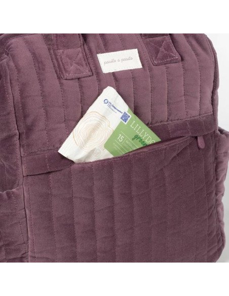 MOCHILA CHERRY VELVET PASITO A PASITO