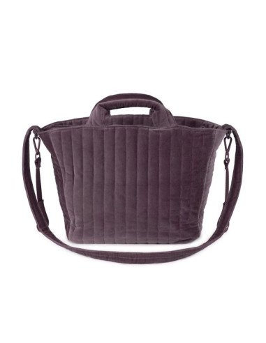 BOLSA CANASTILLA CHERRY VELVET PASITO A PASITO