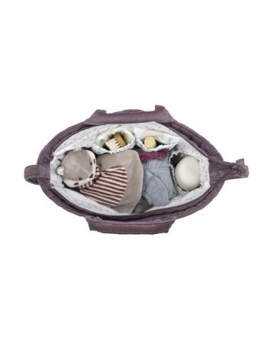 BOLSA CANASTILLA CHERRY VELVET PASITO A PASITO