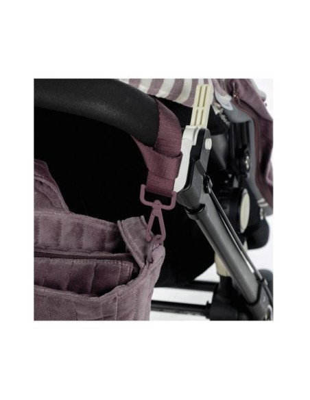 BOLSA CANASTILLA CHERRY VELVET PASITO A PASITO