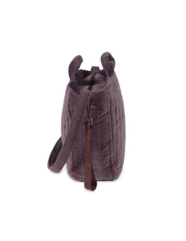 BOLSA CANASTILLA CHERRY VELVET PASITO A PASITO