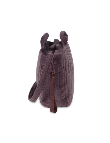 BOLSA CANASTILLA CHERRY VELVET PASITO A PASITO