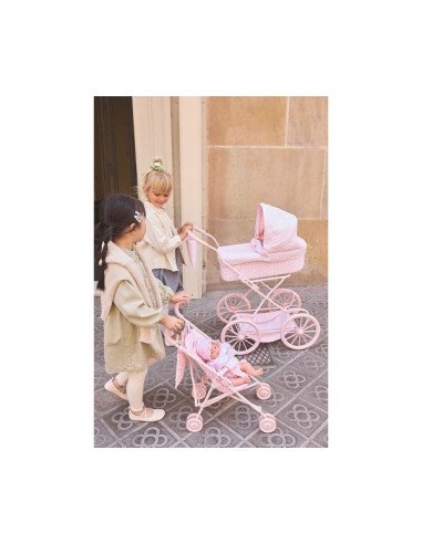 CARRITO PARA MUÑECAS VICHY MONNEKA