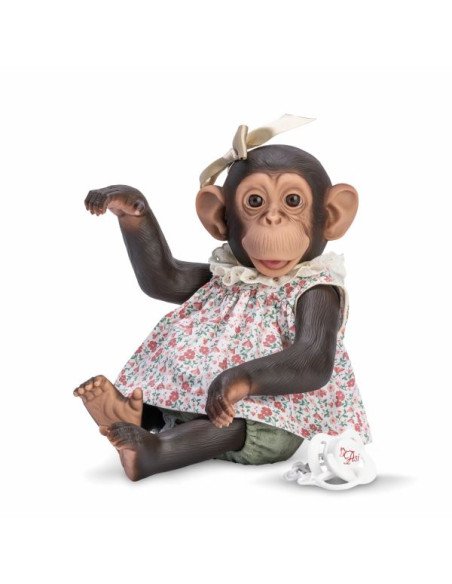 LOLA LA CHIMPANCÉ CONJUNTO FLORES SALMÓN ASI