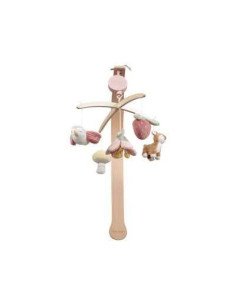 MOVIL MUSICAL DE MADERA FAIRY GARDEN FSC LITTLE DUTCH 2