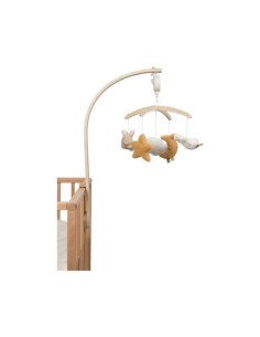 MÓVIL MUSICAL MADERA NEWBORN NATURAL FSC LITTLE DUTCH