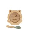 VAJILLA MINILAND-WOODEN BOWL FROG FSC 100% MIILAND