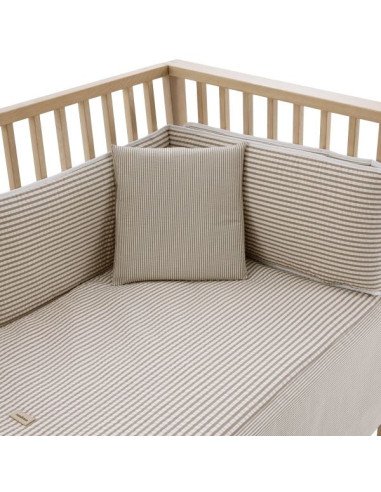 JGO 2 PCS.COLCHA I-V. CUNA 60 DERBY BEIGE 60X120X3 CAMBRASS