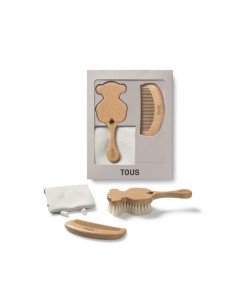 SET DE CEPILLO Y PEINE EN MADERA DE HAYA ÚNICO 0/3 TOUS